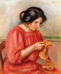 Gabrielle raccommodant, 1908